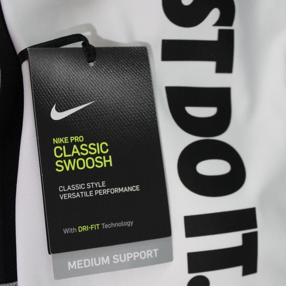 NWT Nike Pro Classic Swoosh Dri-Fit Bra Women's XS - Picture 5 of 6